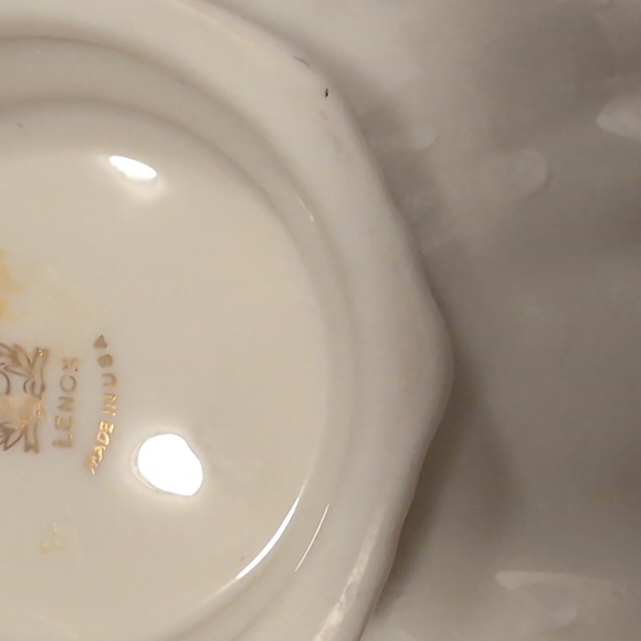 LENOX China Candy Nut Dish Gold Trim 5.75” Footed - Picture 4 of 4